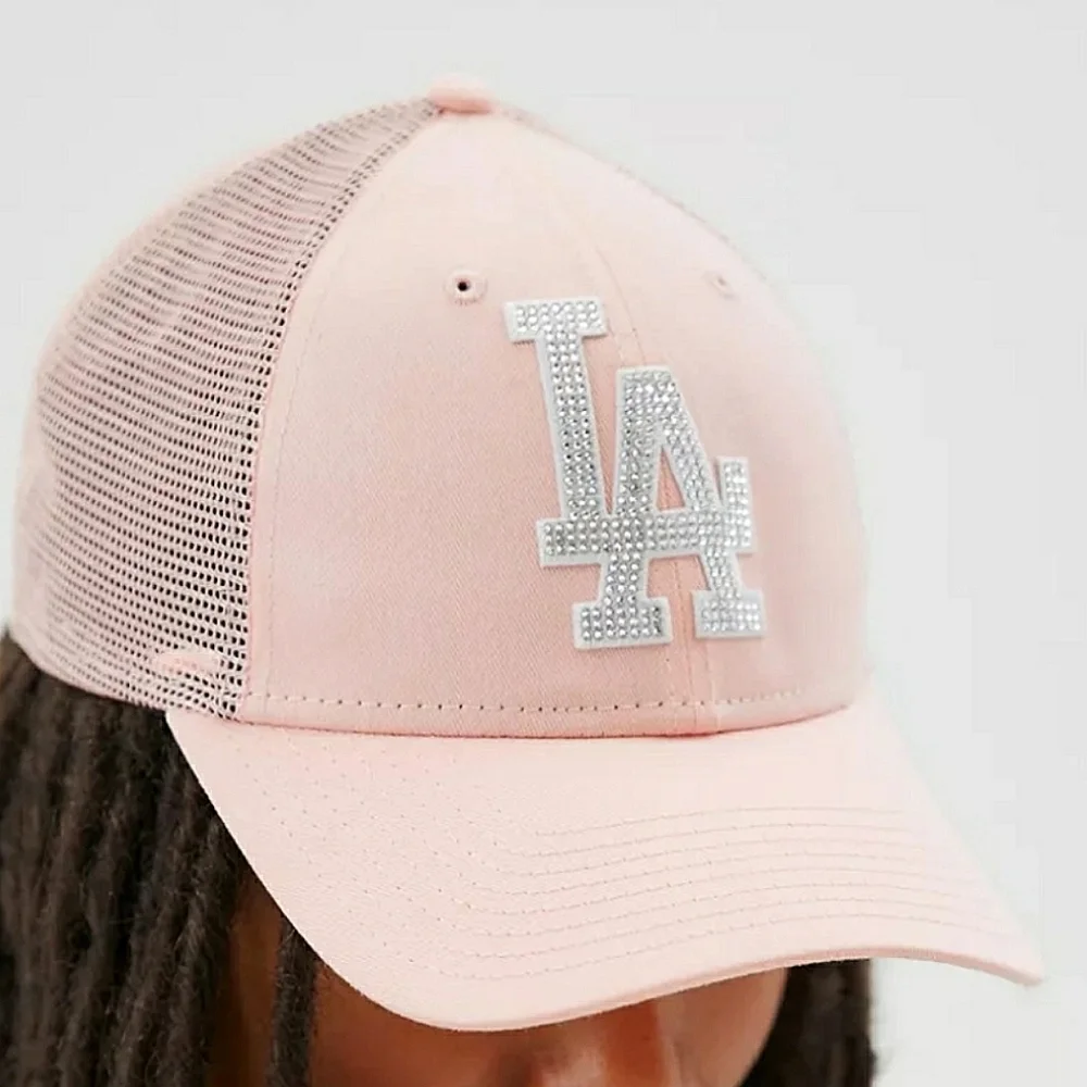 💥BUY 5 GET 3 FREE MLB Rhinestone Trucker Hat LA,Adjustable Hat, Originally $50